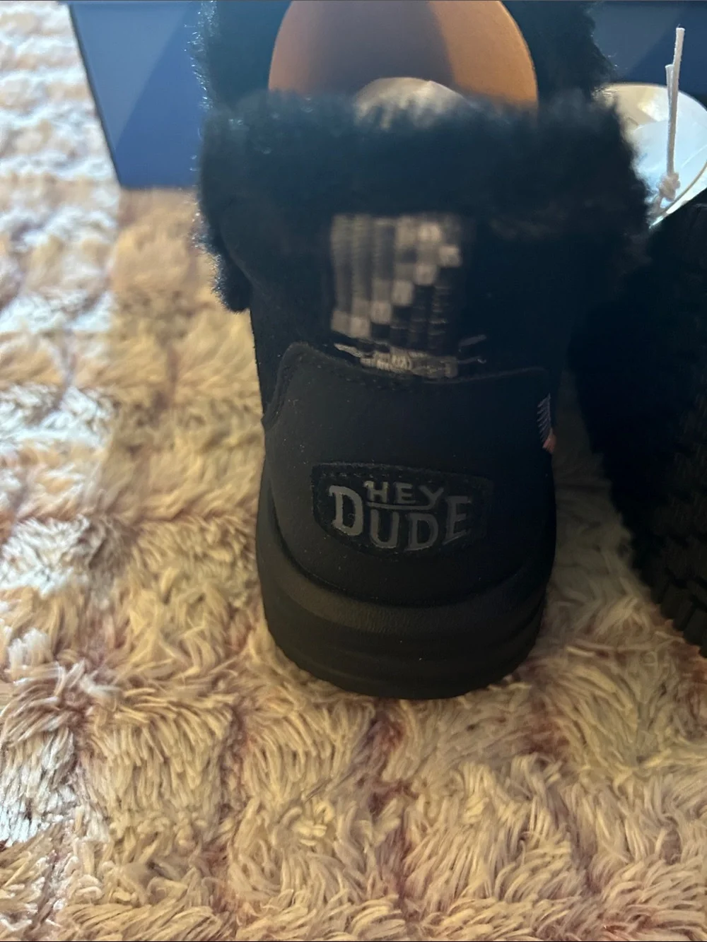Hey Dude black suede